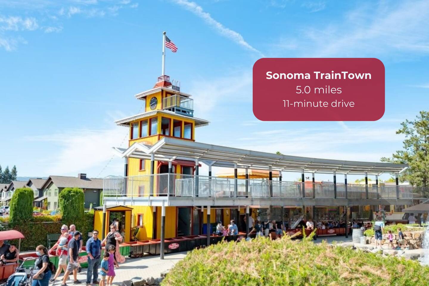 All aboard for a charming mini-train adventure! 