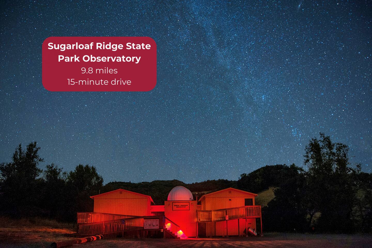 Stargazing under Sonoma’s clear night sky. 