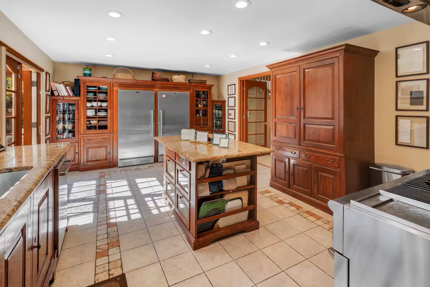A chef’s dream kitchen, filled with natural light and equipped for delightful home-cooked meals.