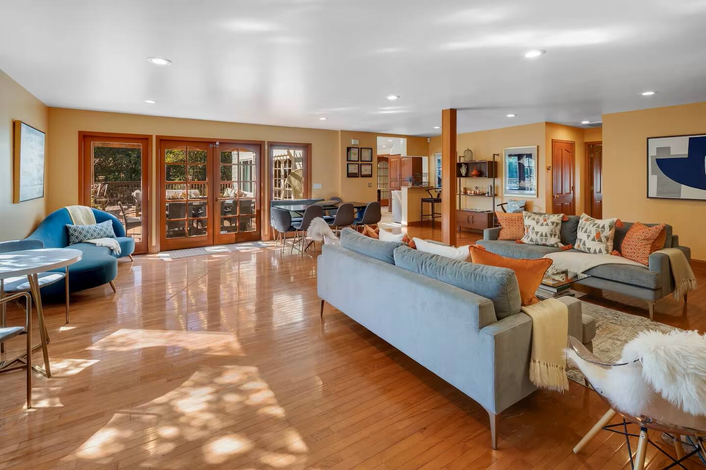 A bright and spacious living area designed for comfort, conversation, and connection.