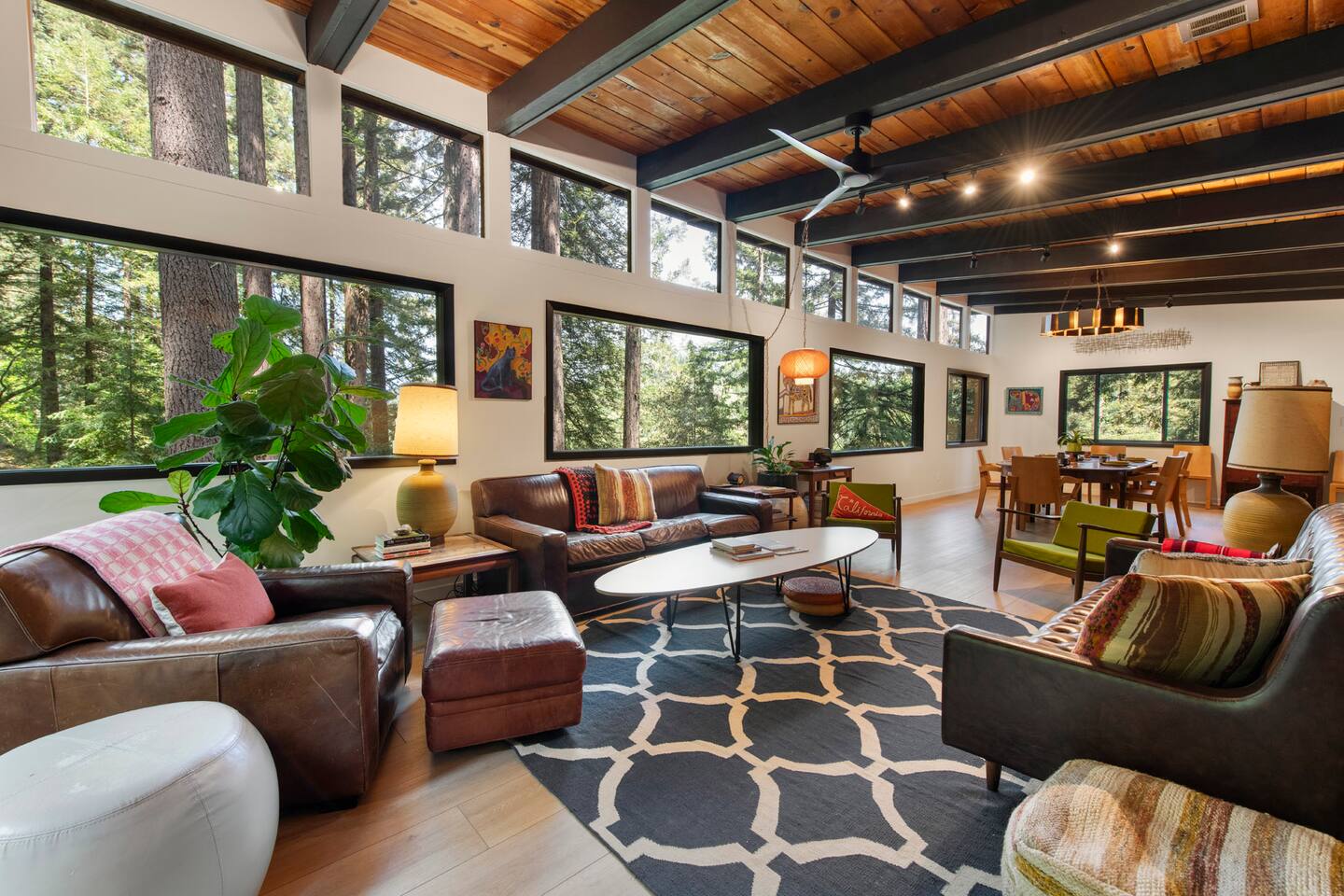 Spacious retreat w/ forest views & decks