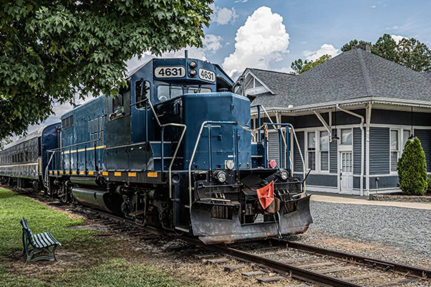 The famous Blue Ridge Scenic Railway, located in downtown Blue Ridge is less than 15 minutes from the cabin. The railway is a great way to enjoy the surrounding area.