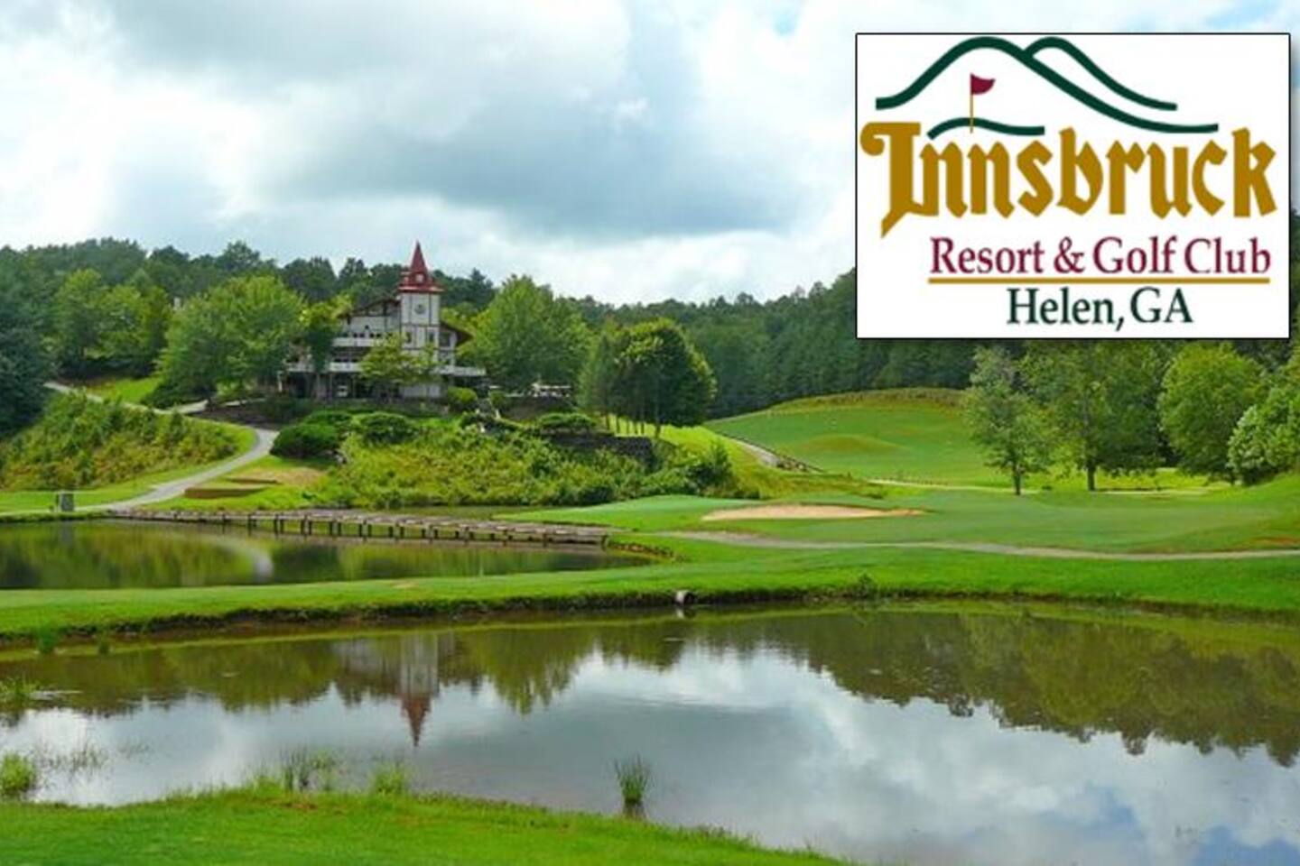 The cabin is located in the Innsbruck golf and resort community.