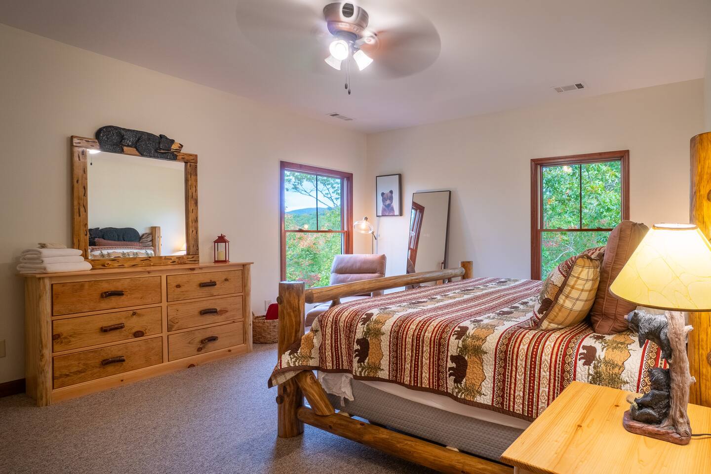 King Bed - Bear Room