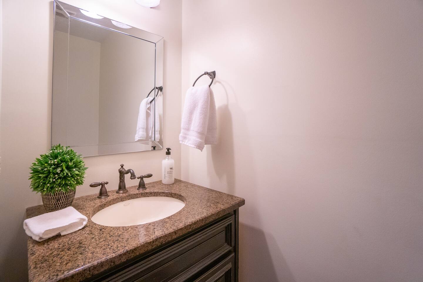 Half-bath in the basement