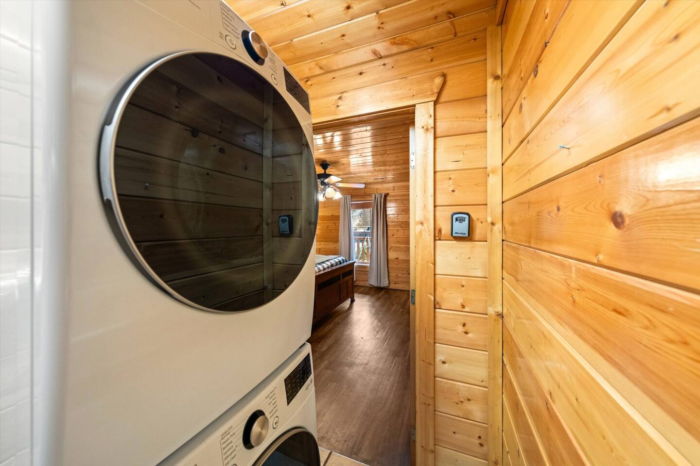 Large washer and dryer