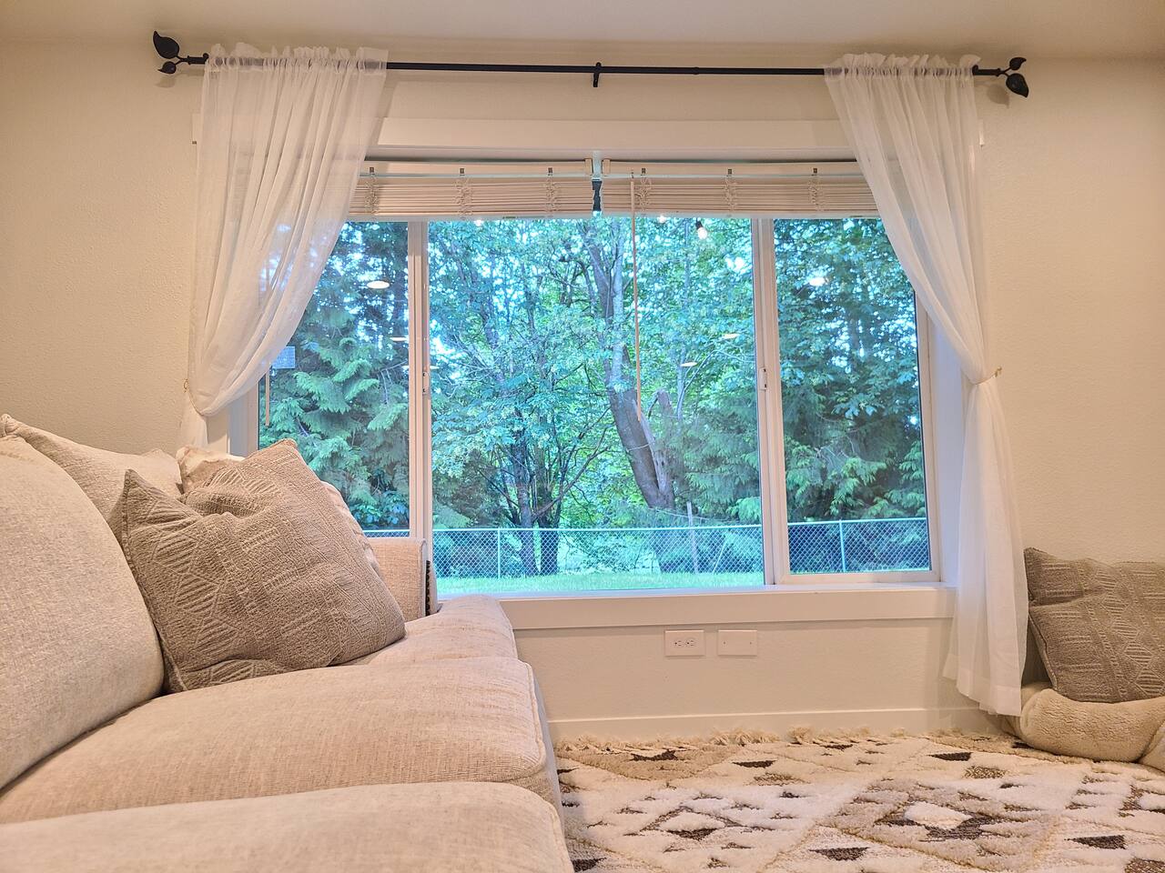 These big daylight windows let you see all the beauty that surrounds our house.