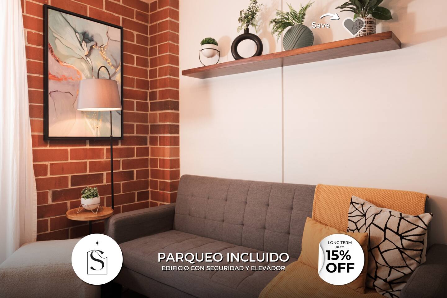 3 habitaciones en zona de moda