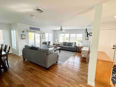 First Living room space with plenty of seating!