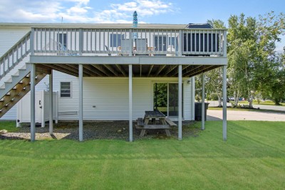 Backyard View of Deck