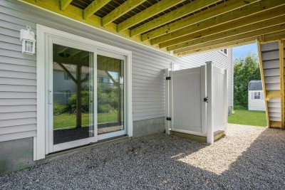 Outdoor Sliders that Lead to Bedroom #5
with Outdoor shower under Deck
