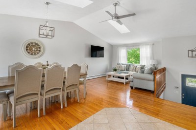 Open Concept of Living Room and Dining Area.