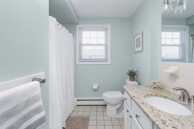 Bathroom #1 on Upper Level Full (Bath with Shower, Sink and Toilet)