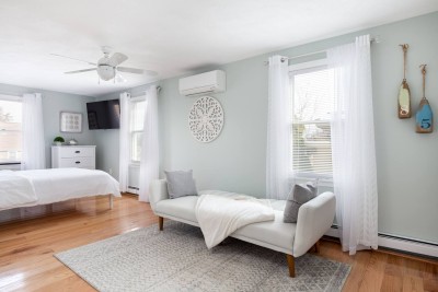 Bedroom #2: Top Floor Master Bedroom (Queen Bed with Sofabed open)
