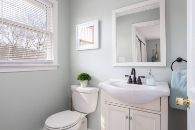 Bathroom #2: Master Bathroom (Vanity, Toilet, Shower)