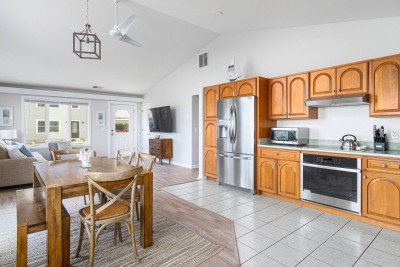 Kitchen and front of house living Room.