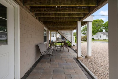 Beautiful new patio under deck