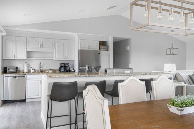 Open Dining Area and Kitchen Area
