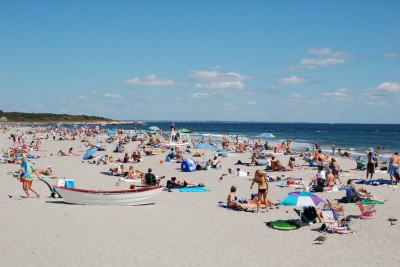 Scarborough Beach: Less than 1-mile walk from house.