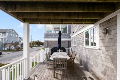 1 First floor deck with outdoor seating, propane grill and spectacular Ocean views