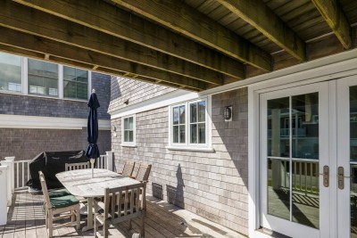 1 First floor deck with outdoor seating, propane grill and spectacular Ocean views