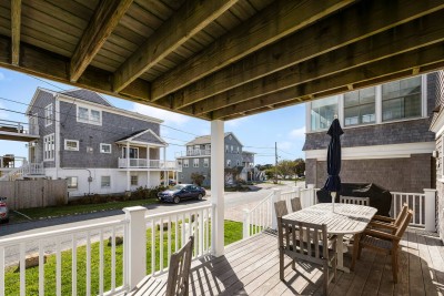 1 First floor deck with outdoor seating, propane grill and spectacular Ocean views