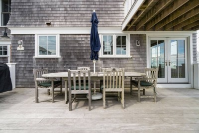 First floor deck with outdoor seating, propane grill and spectacular Ocean views