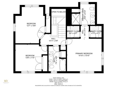 Top Floor with full bath, plus 3 bedrooms, including Master suite with full bath