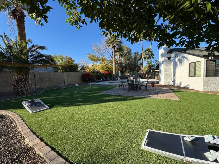Stylish Home w/Backyard Oasis/Putting green/Pool