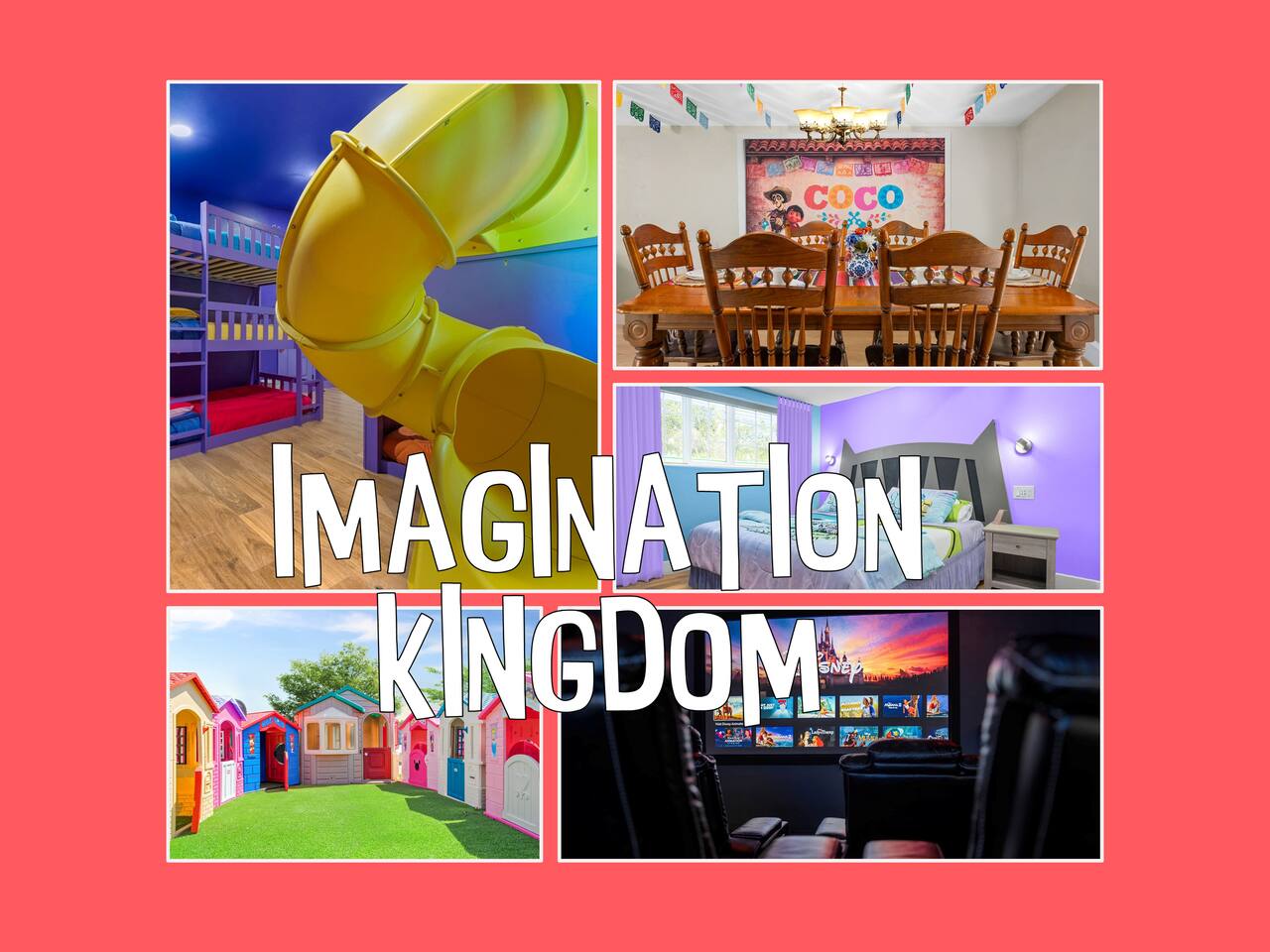 Imagination Kingdom: Theater, Playground, Arcade+ - Holiday Home