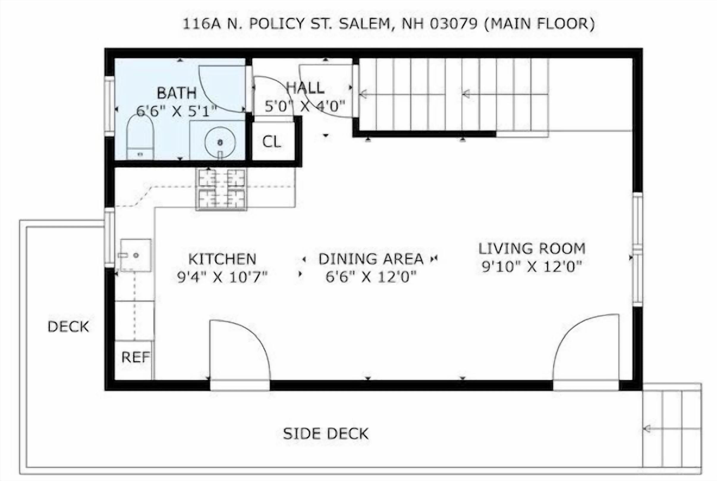 First floor layout