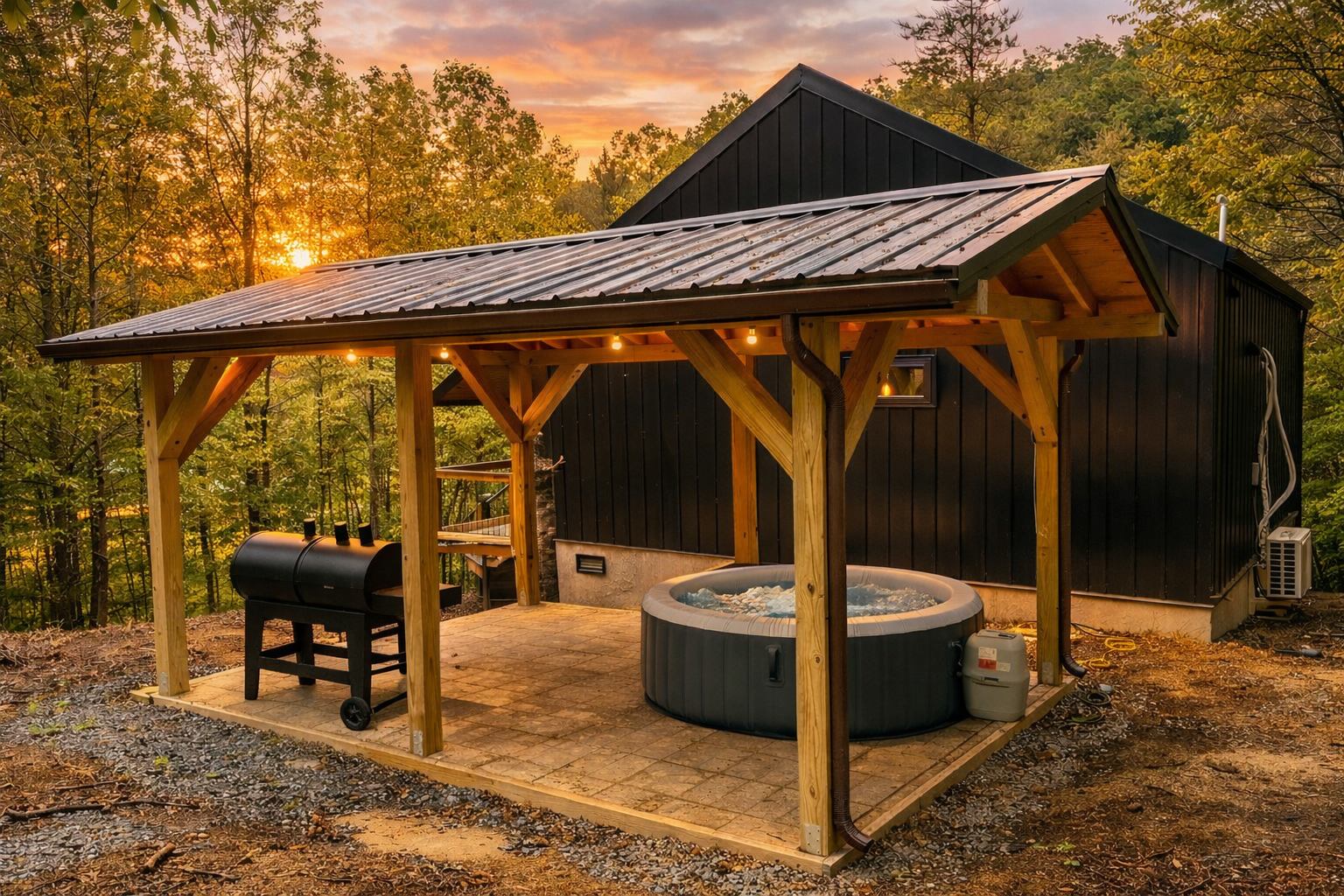 Secluded Smoky Mtn Getaway: Gazebo, Hot Tub, King