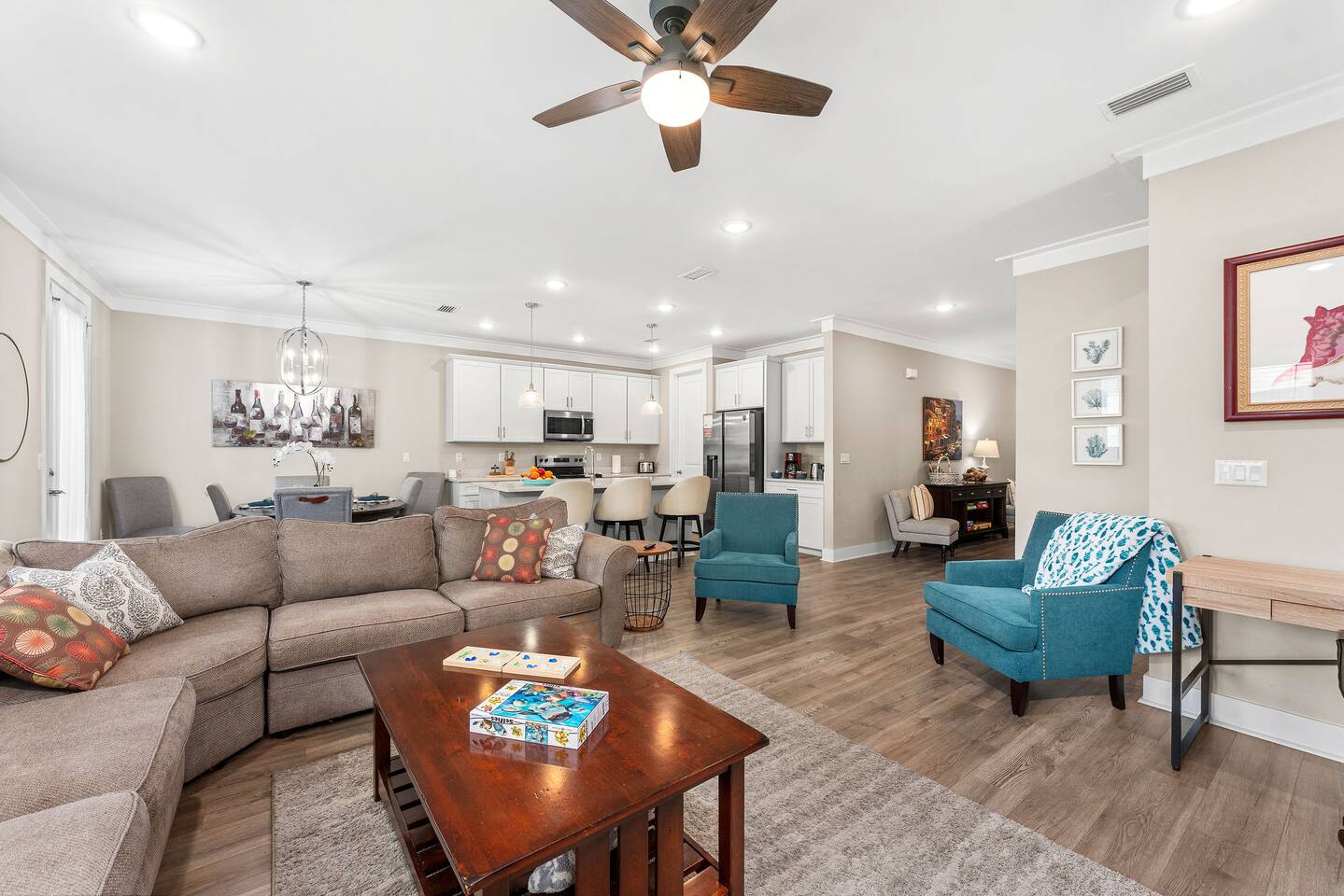Inlet Beach Ranch Home, Open Floor Plan, Ping Pong