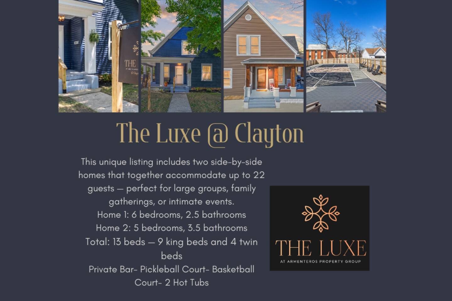 2 Hot Tubs/Private Bar/ Pickleball & Basketball Ct