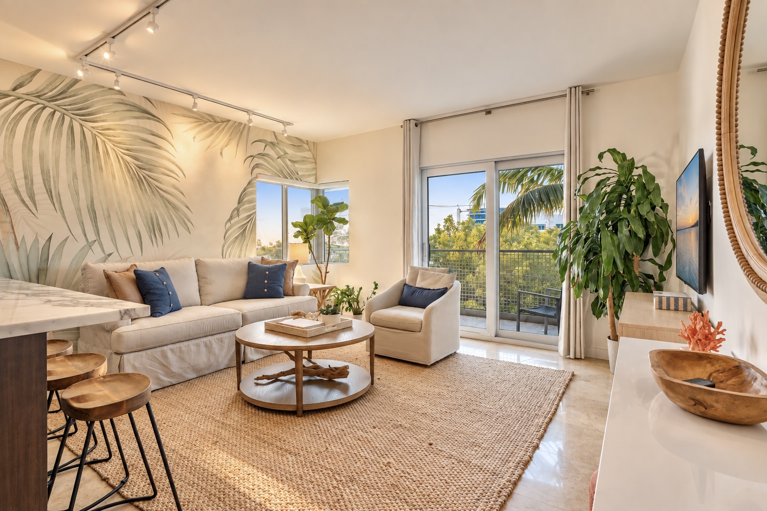 S5th Penthouse w/ Balcony, Walk to Beach, Parking