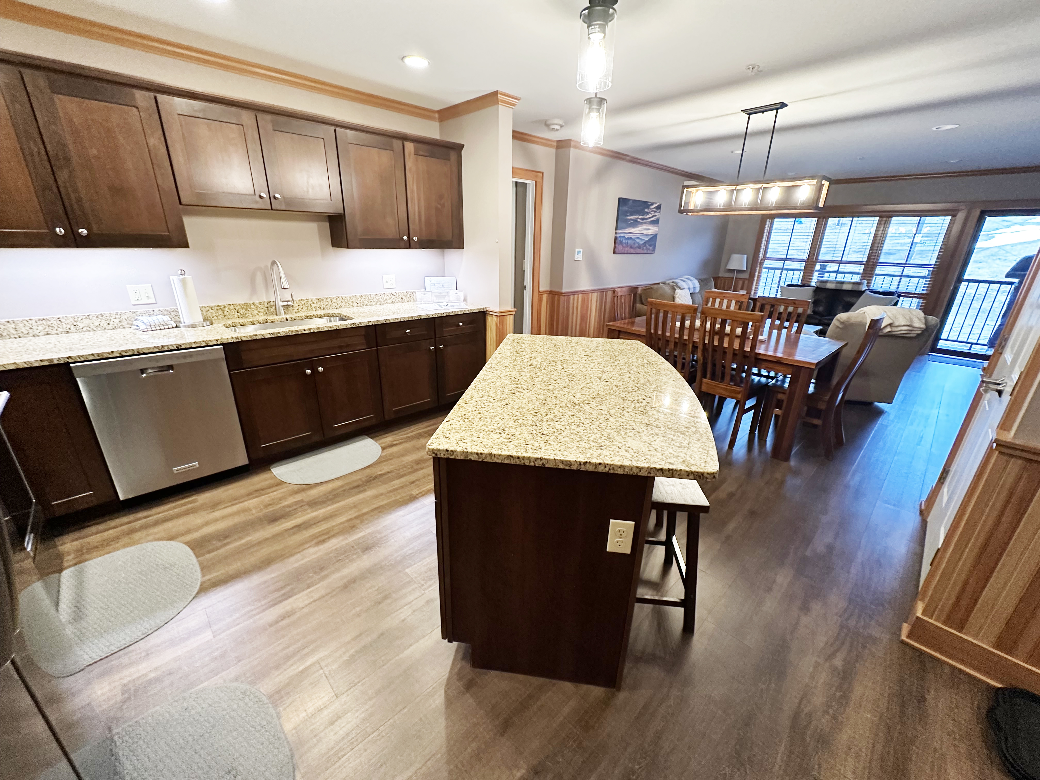 Kitchen is fully applianced