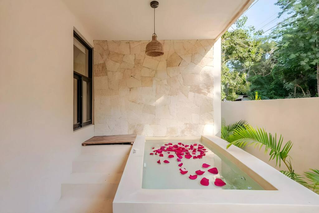 a 7 minutos de la playa Tulum/Piscina Privada