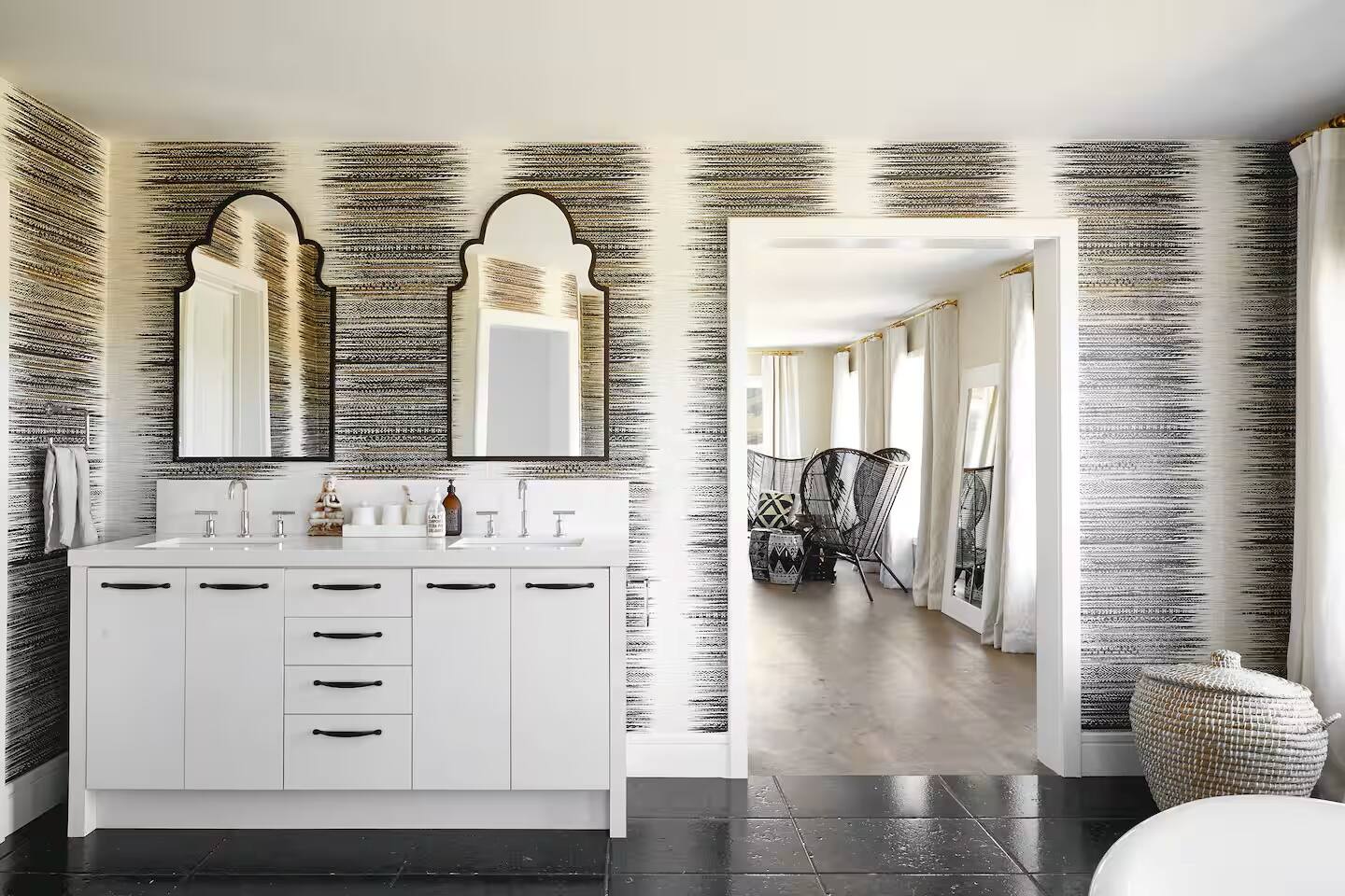 A bathroom that feels like a quiet luxury.