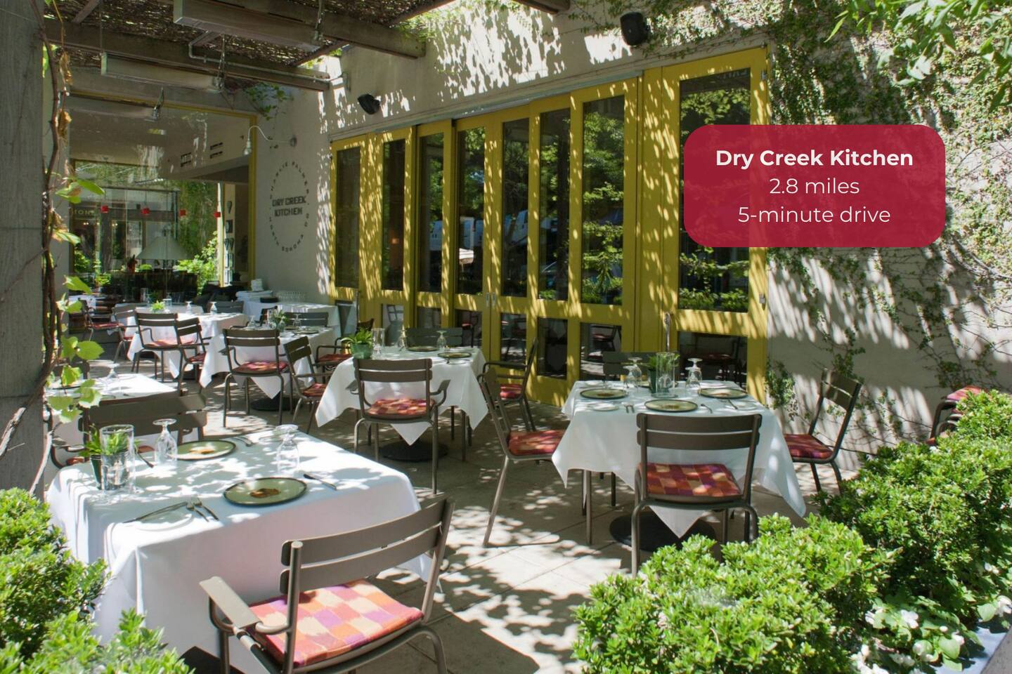 Wine Country cuisine by Charlie Palmer in a refined downtown setting.