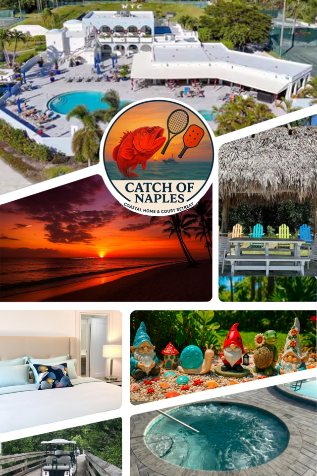 85" TV, Elegant Naples Escape at World Tennis Club, Beach 4mi, Sauna, Heated Pools, Sauna, Hot tub