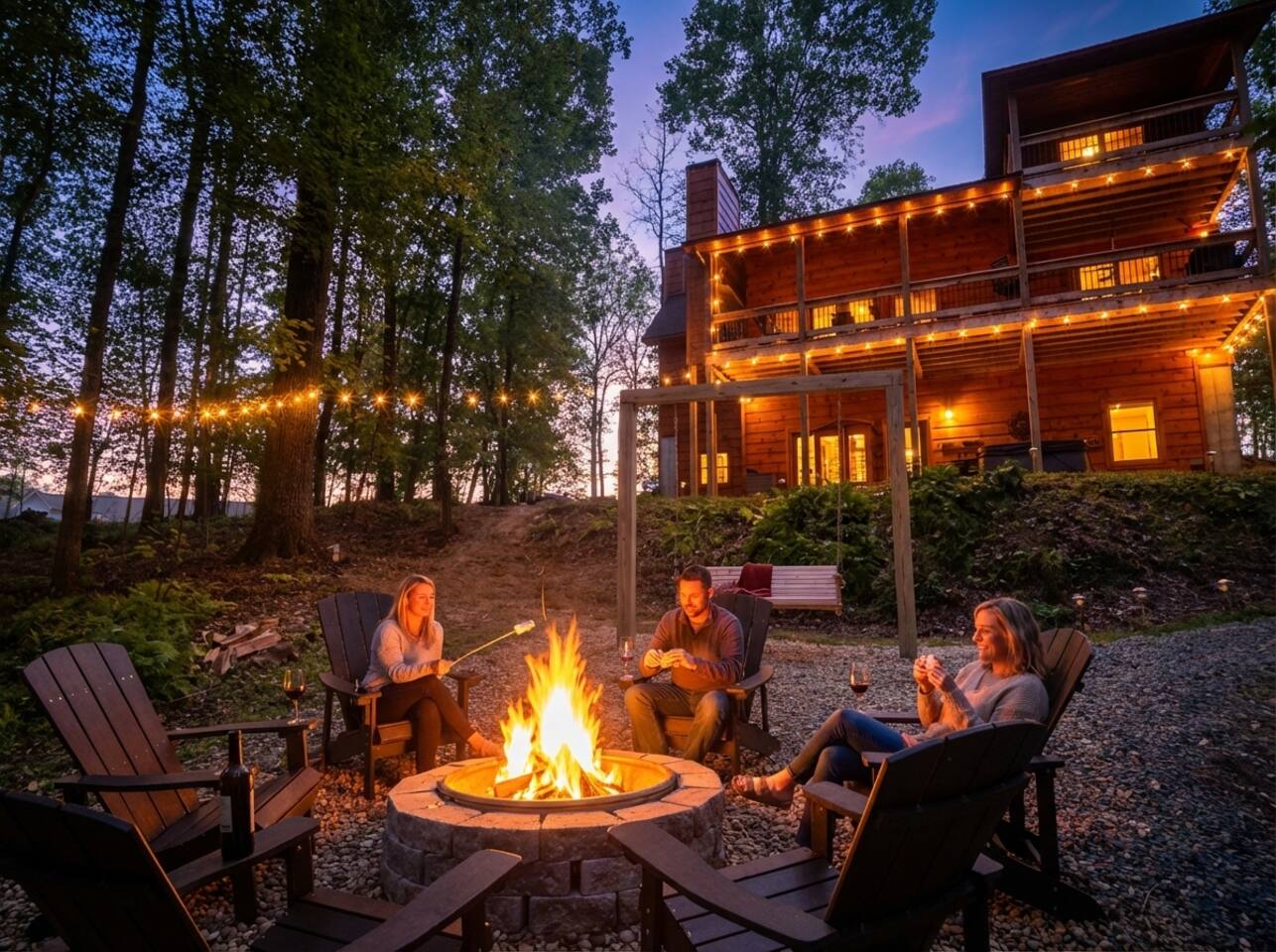 Bear-Guarded Firepit • Sauna • Game Room • Hot Tub