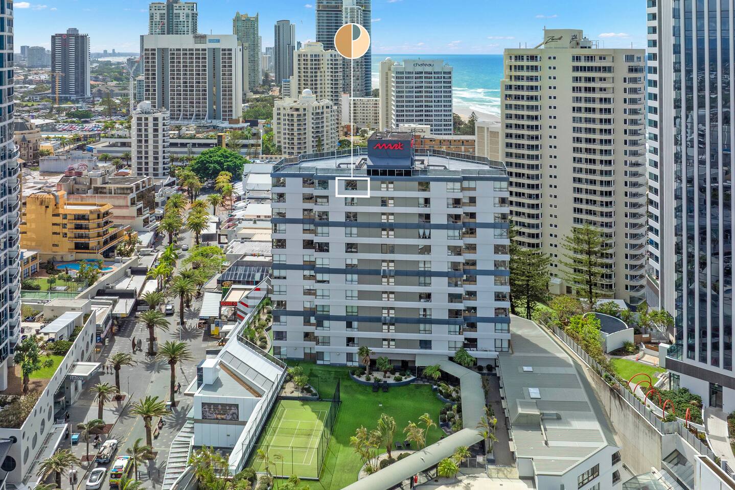 Beach Studio Ocean Views Level 17 Pool Gym Sauna