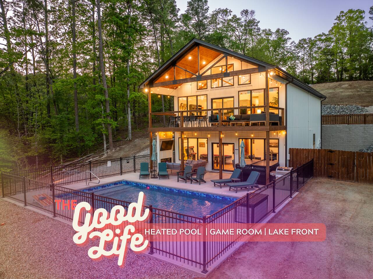 Lakefront Oasis: Pool, Hot Tub, Game Room & Dock!