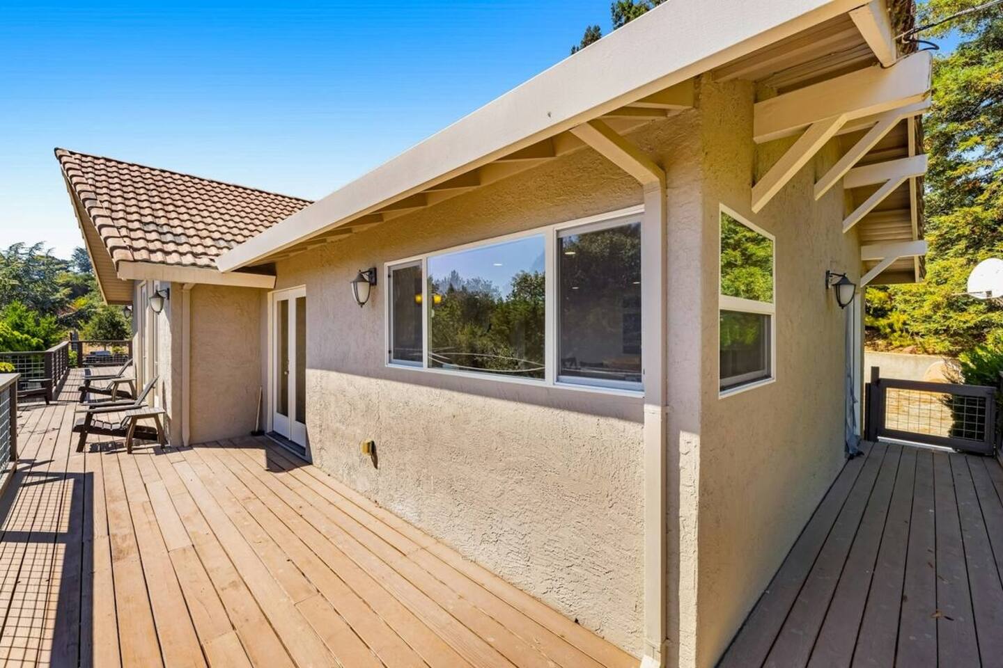 Step onto the deck for fresh air, relaxing views, and outdoor comfort.