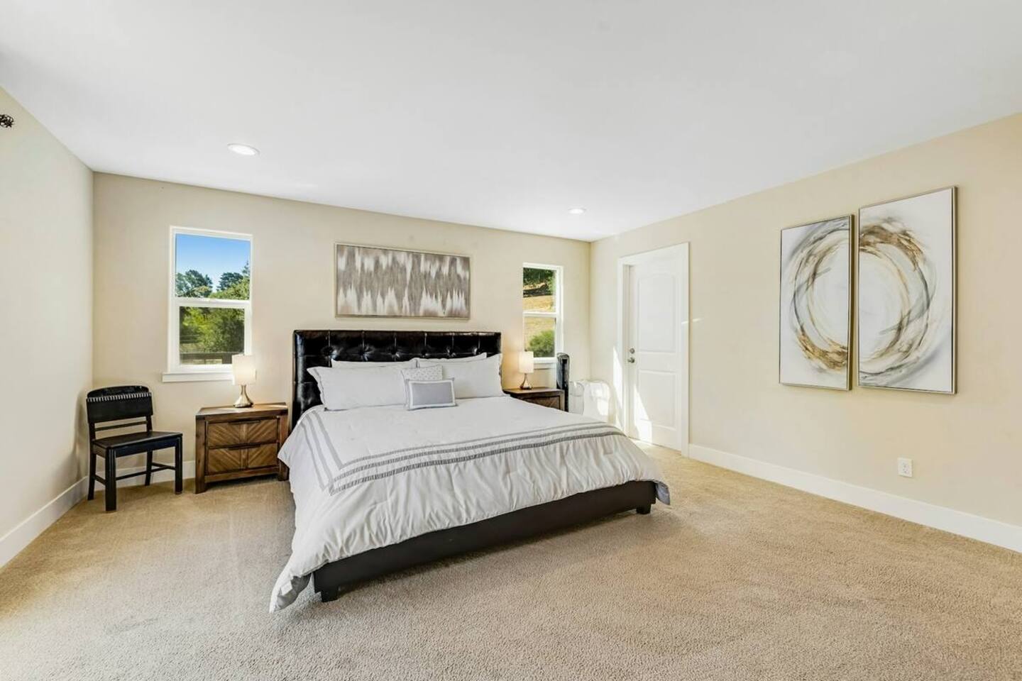 Relax in luxury with a plush king bed and plenty of space to unwind.