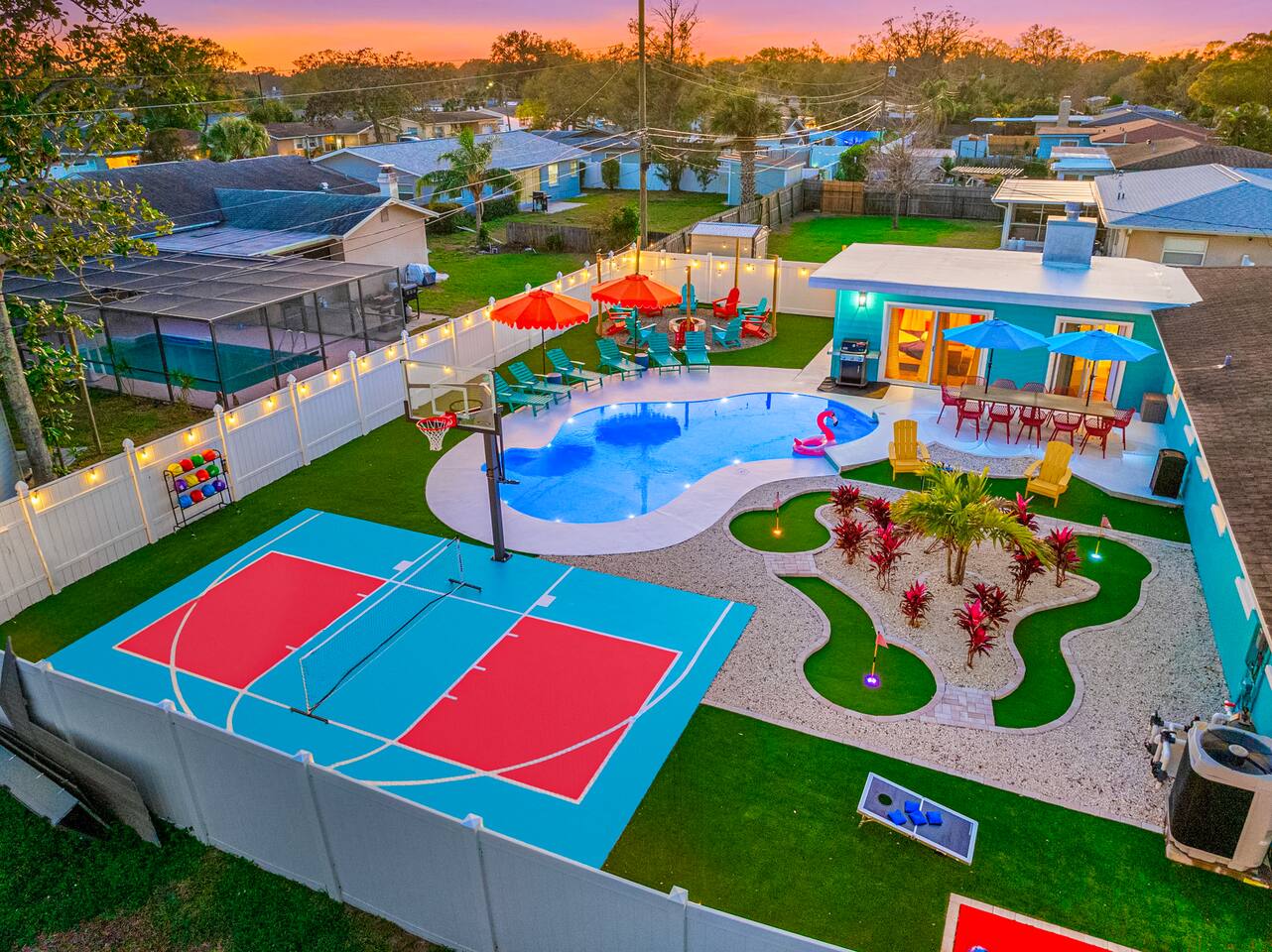 Clearwater Dream! Singles Pickleball, Heated Pool