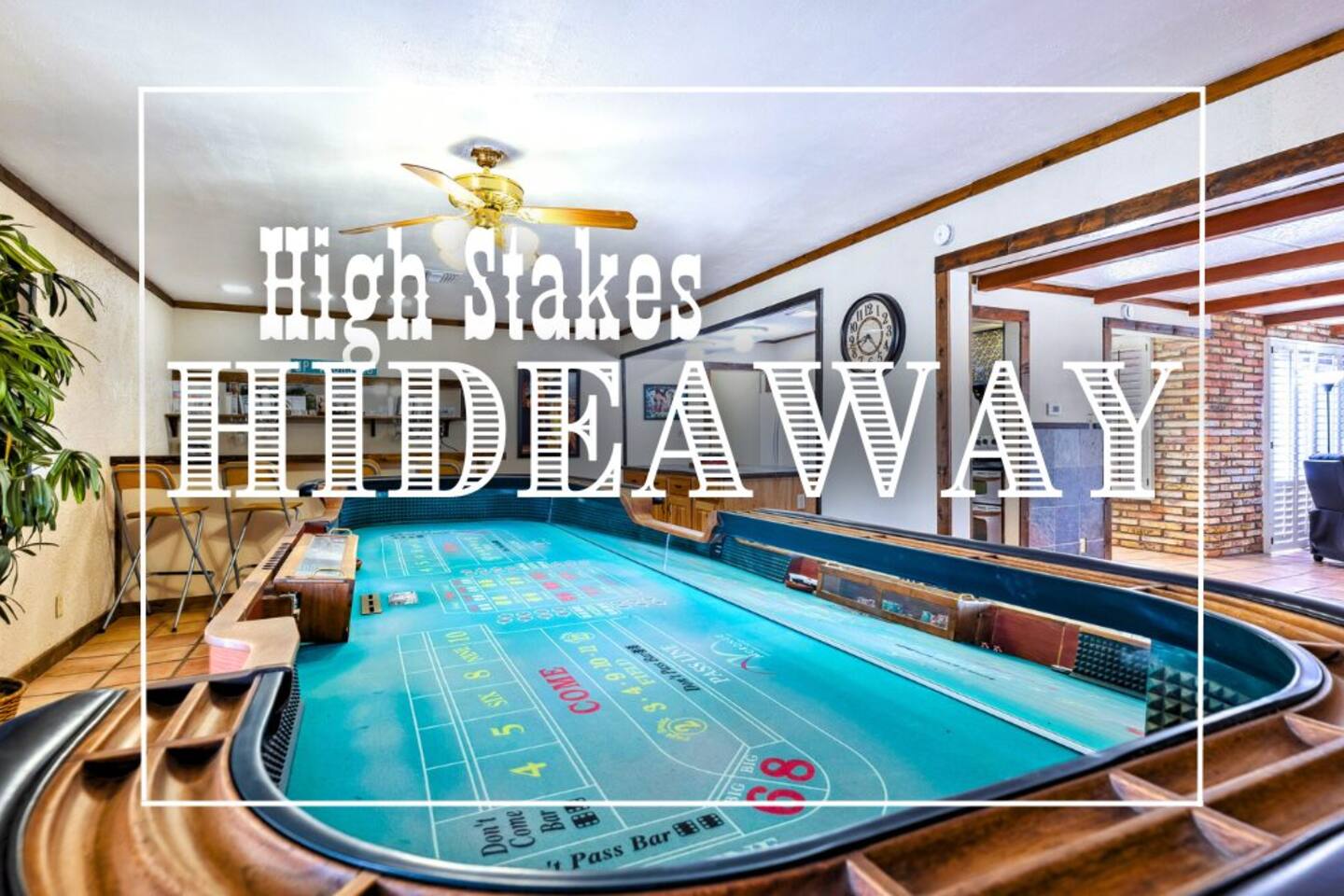 High Stakes Hideaway | Casino | 3bd | Sleeps 8