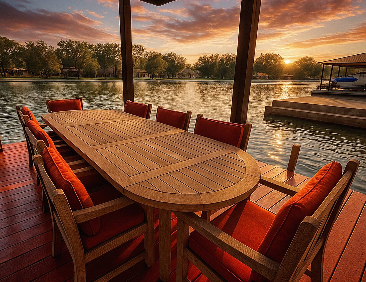 Lake House on Dunlap, Stylish Stay w/ Private Dock