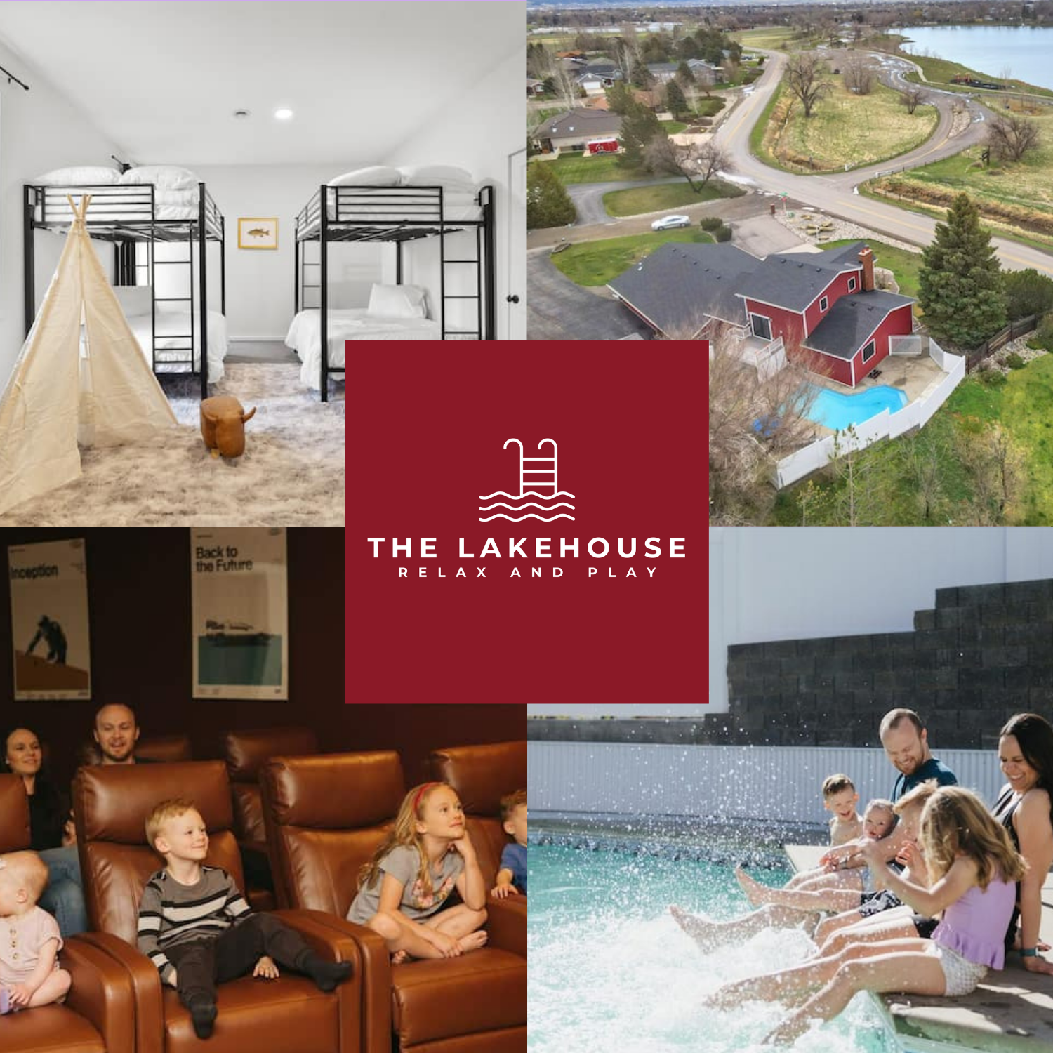 The Lakehouse: Theater, Game Room, Lakefront
