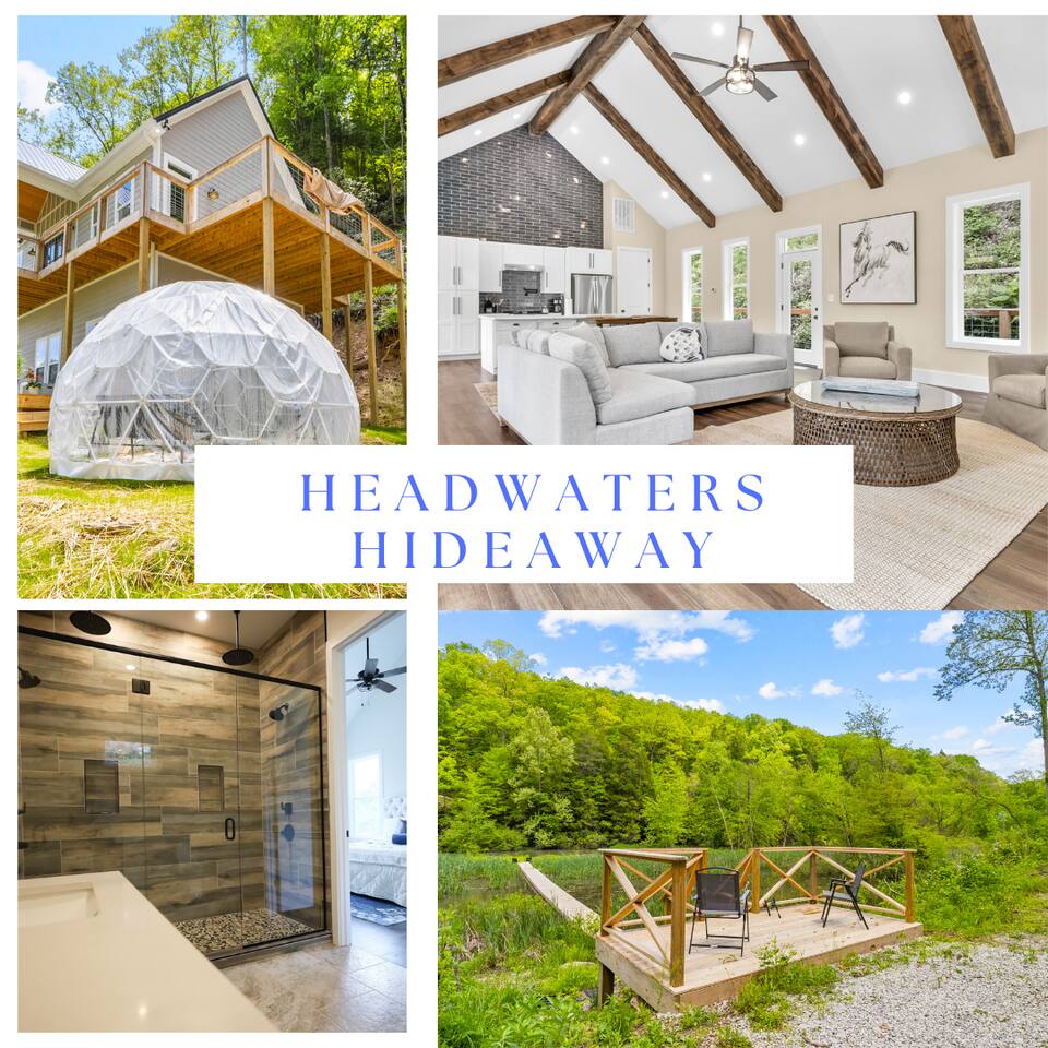 Headwaters Hideaway w/ Geodome & firepit!